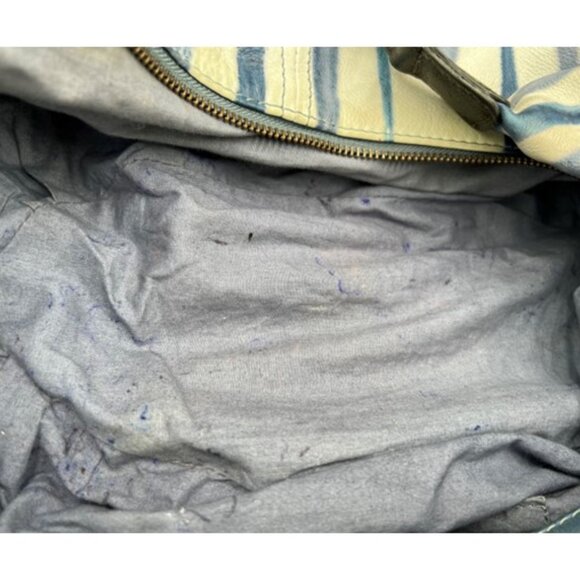 EUC-Tano Handbags - Soft Italian Leather Half Moon Hobo w/Whipped Stitch Handle - Picture 14 of 14